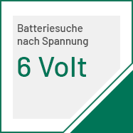 Batteriesuche nach 6 Volt Batterien