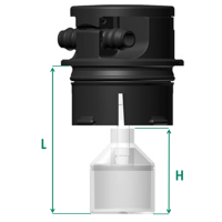 Aquafill BFS III Stopfen - inkl. Schwimmer 34mm
