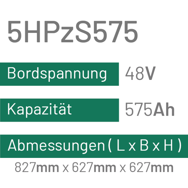 5HPzS575 - 575AH - 48V - trak | uplift