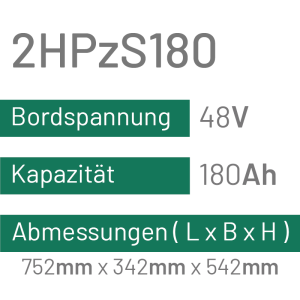 2HPzS180 - 180AH - 48V - trak | uplift