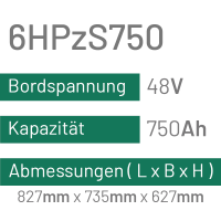 6HPzS750 - 750AH - 48V - trak | uplift