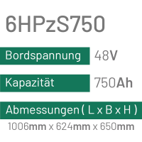 6HPzS750 - 750AH - 48V - trak | uplift