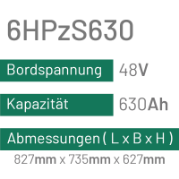 6HPzS630 - 630AH - 48V - trak | uplift