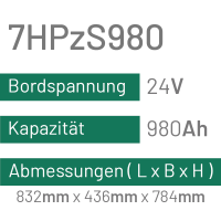 7HPzS980 - 980AH - 24V - trak | uplift