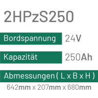 2HPzS250 - 250AH - 24V - trak | uplift