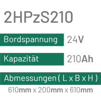 2HPzS210 - 210AH - 24V - trak | uplift