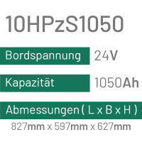 10HPzS1050 - 1050AH - 24V - trak | uplift