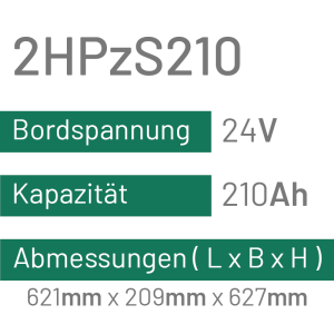 2HPzS210 - 210AH - 24V - trak | uplift