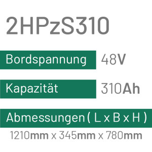 2HPzS310 - 310AH - 48V - trak | uplift