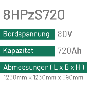 8HPzS720 - 720AH - 80V - trak | uplift