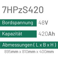 7HPzS420 - 420AH - 48V - trak | uplift
