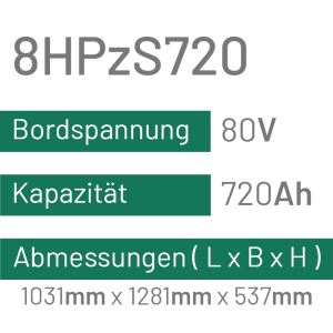 8HPzS720 - 720AH - 80V - trak | uplift