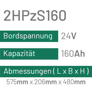 2HPzS160 - 160AH - 24V - trak | uplift