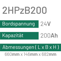 2HPzB200 - 200AH - 24V - trak | uplift