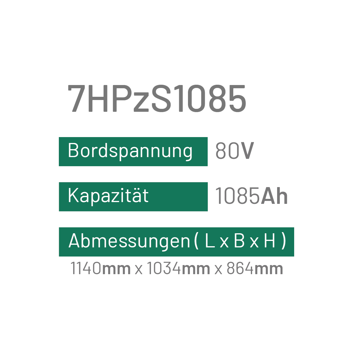 7HPzS1085 - 1085AH - 80V - trak | uplift