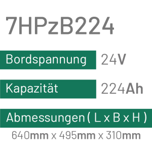 7HPzB224 - 224AH - 24V - trak | uplift