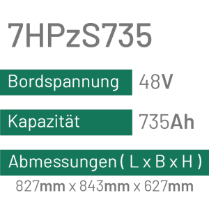 7HPzS735 - 735AH - 48V - trak | uplift