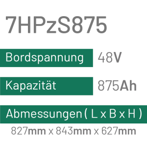 7HPzS875 - 875AH - 48V - trak | uplift