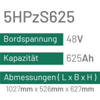 5HPzS625 - 625AH - 48V - trak | uplift