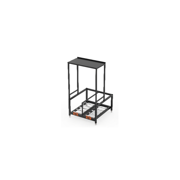 Ladegerätepodest für 2-fach SRB-S - Batterien bis 1250mm x 1000mm ( L x B )