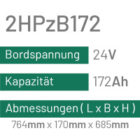 2HPzB172 - 172AH - 24V - trak | uplift