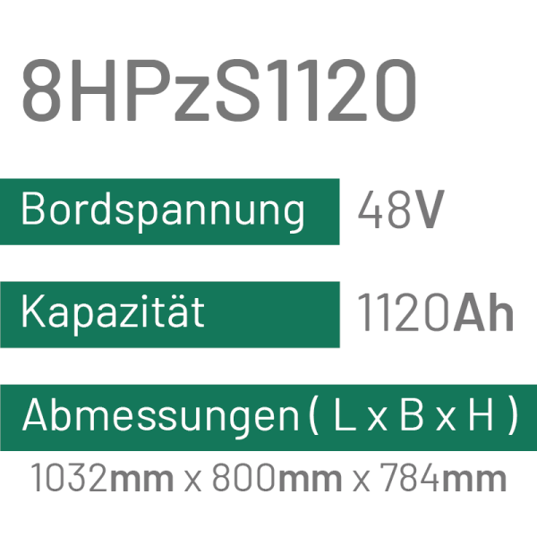 8HPzS1120 - 1120AH - 48V - trak | uplift