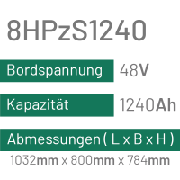 8HPzS1240 - 1240AH - 48V - trak | uplift