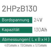 2HPzB130 - 130AH - 24V - trak | uplift