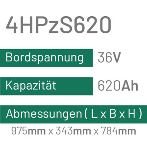 4HPzS620 - 620AH - 36V - trak | uplift