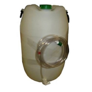 Wasserbehälter 60 Liter mit Zapfhahn PE-Weiß